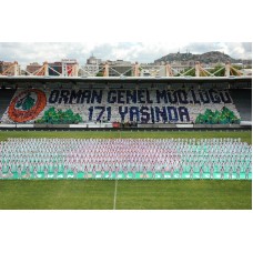 28x45 mt FLAMA-PANKART GÖSTERİ HAZIRLIĞI